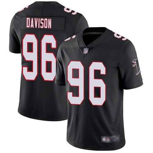 Atlanta Falcons Limited Black Men Tyeler Davison Alternate Jersey NFL Football 96 Vapor Untouchable